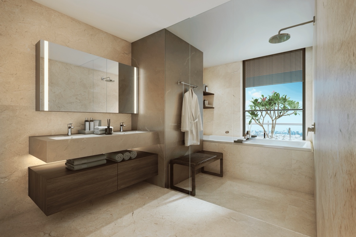 Master bathroom