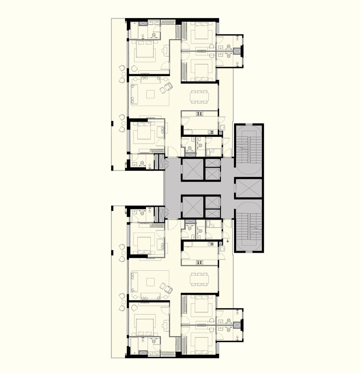 Elevate Reserve Typical floor plate, Tower B