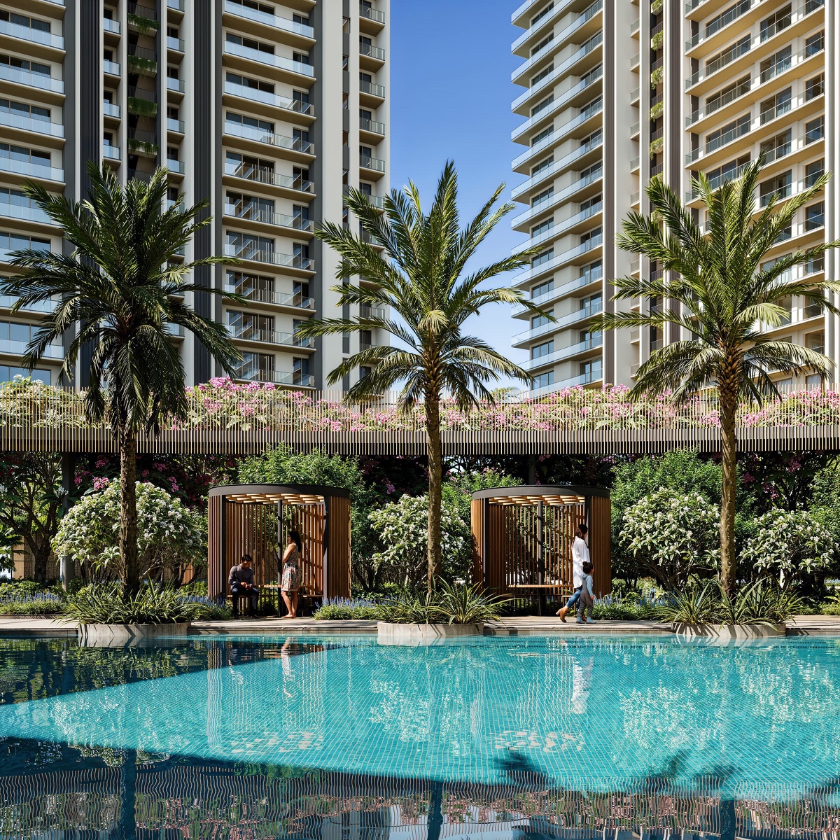 Exterior from pool