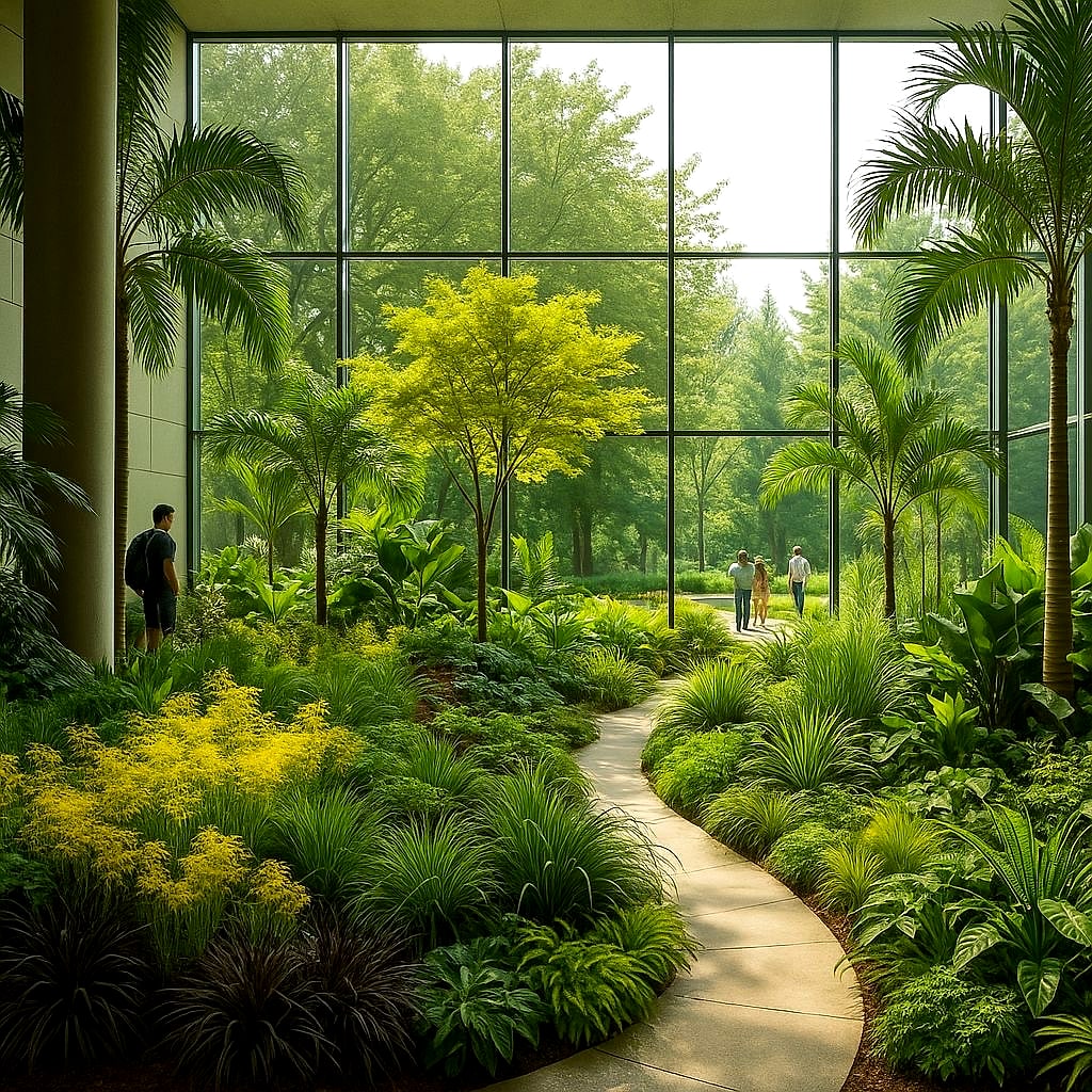 Garden walk (illustrative image, not the developer's design)
