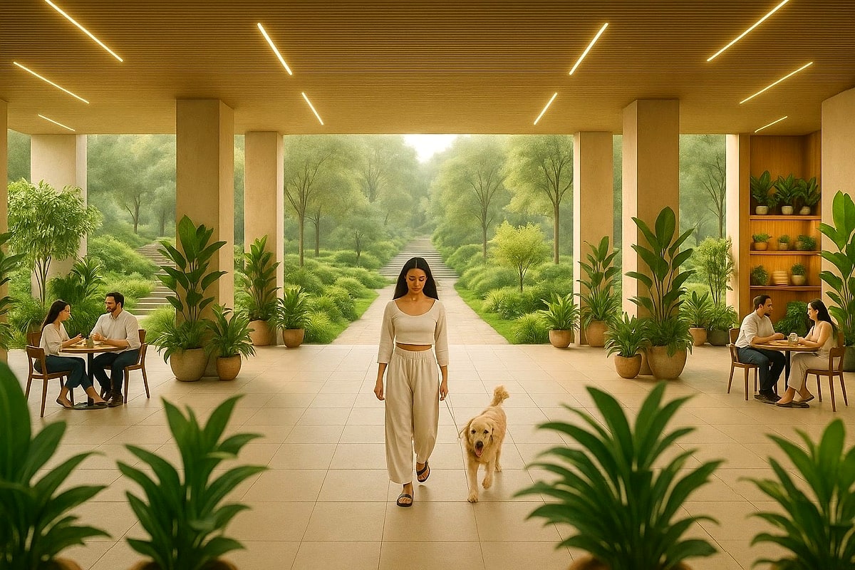 Garden pavilion (illustrative image, not the developer's design)