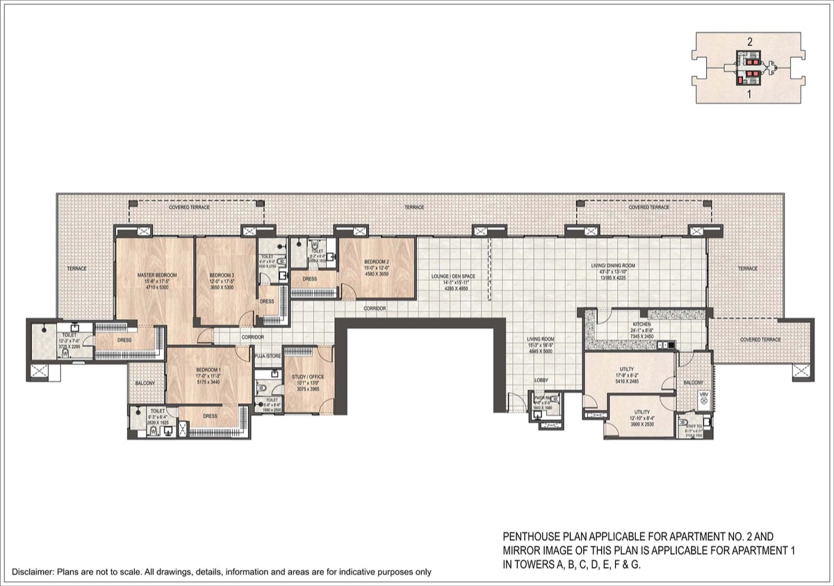 DLF Privana West Penthouse