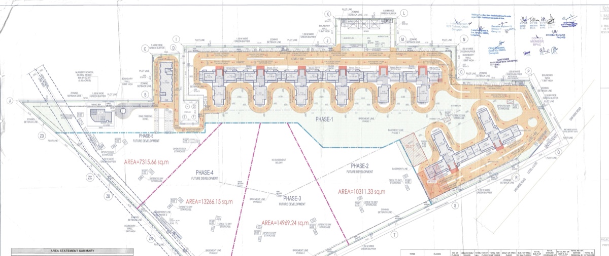 Elan The Presidential Site plan