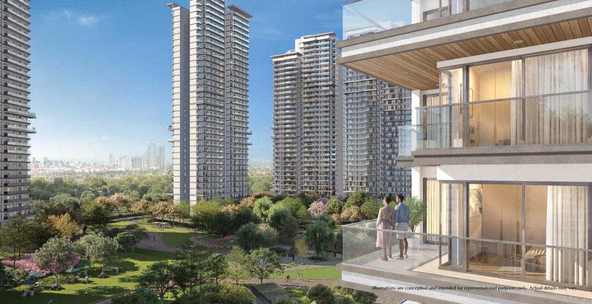 Balcony view render
