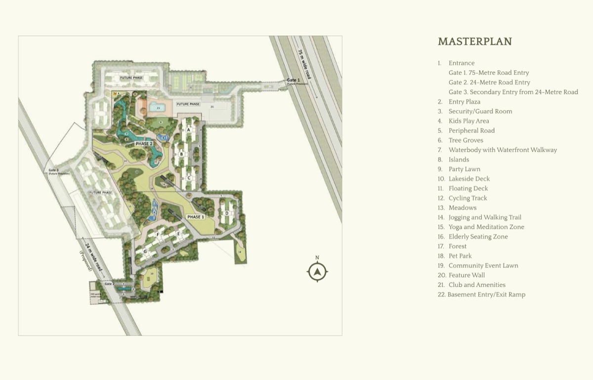 Emaar Serenity Hills Master plan