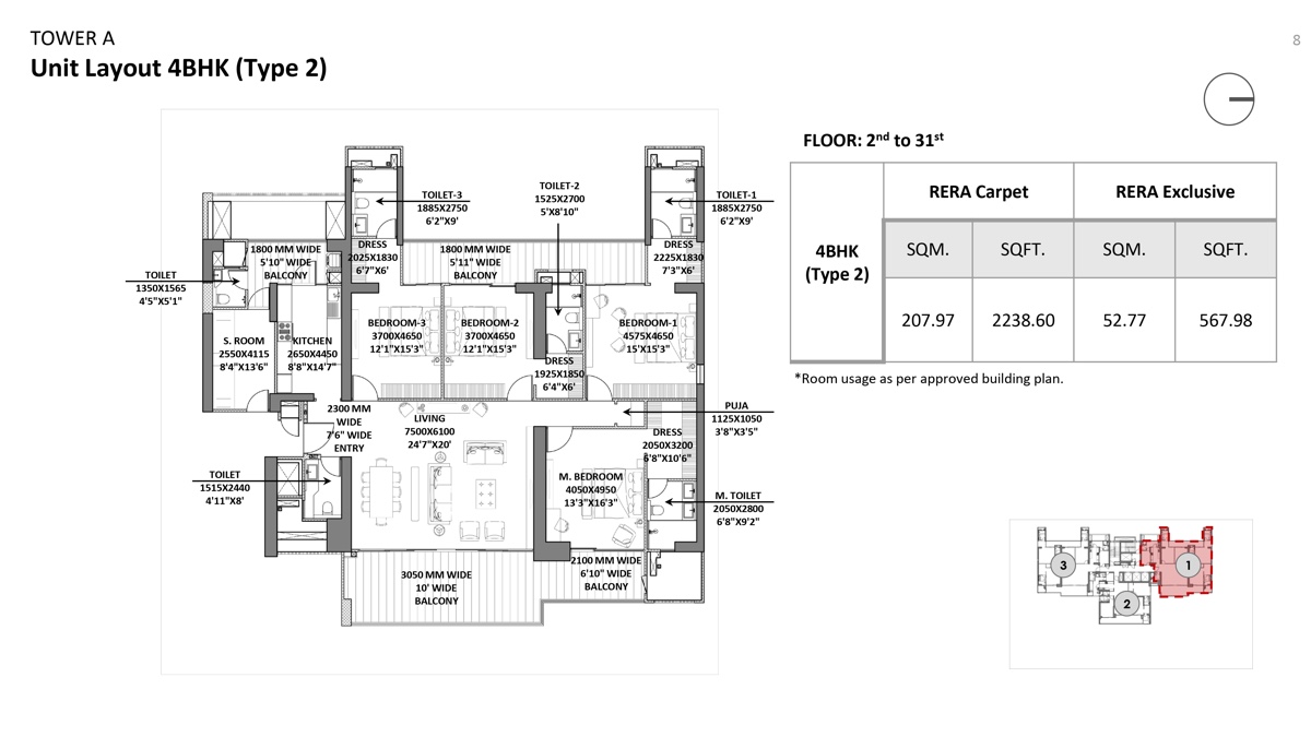 Godrej Miraya 4 BHK