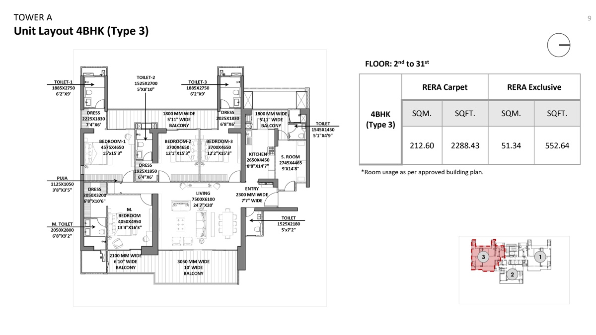 Godrej Miraya 4 BHK