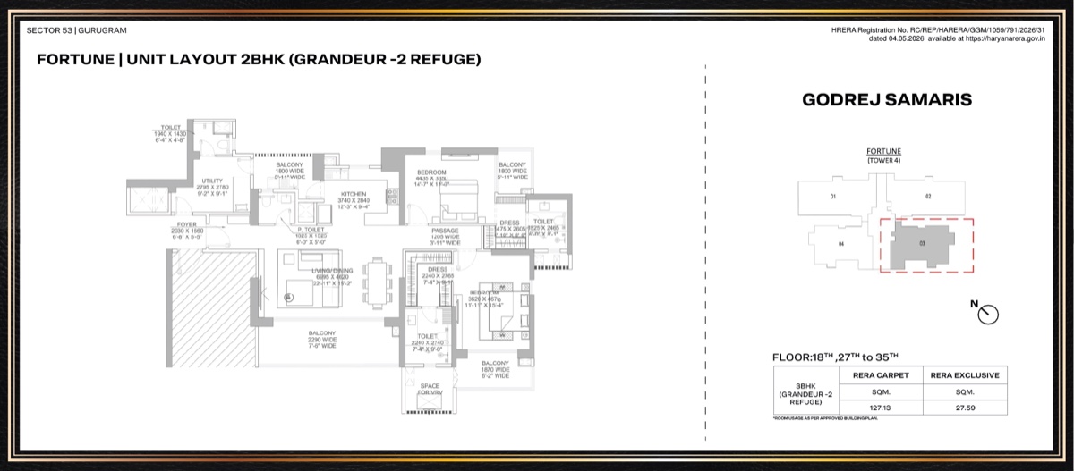 Godrej Samaris 2 BHK Grandeur-2
