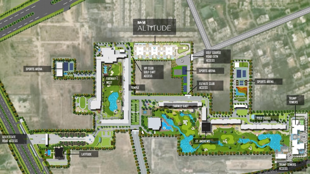 M3M Golfestate Master plan