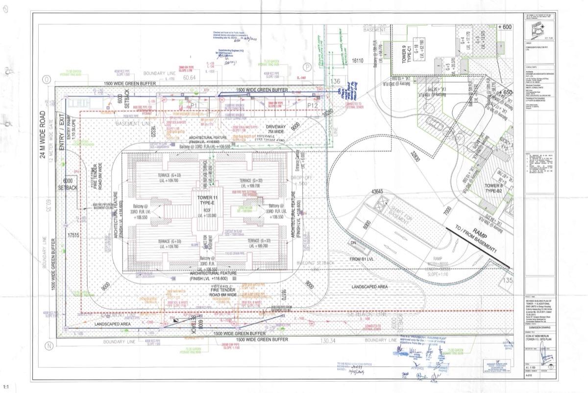 M3M Opus Site plan