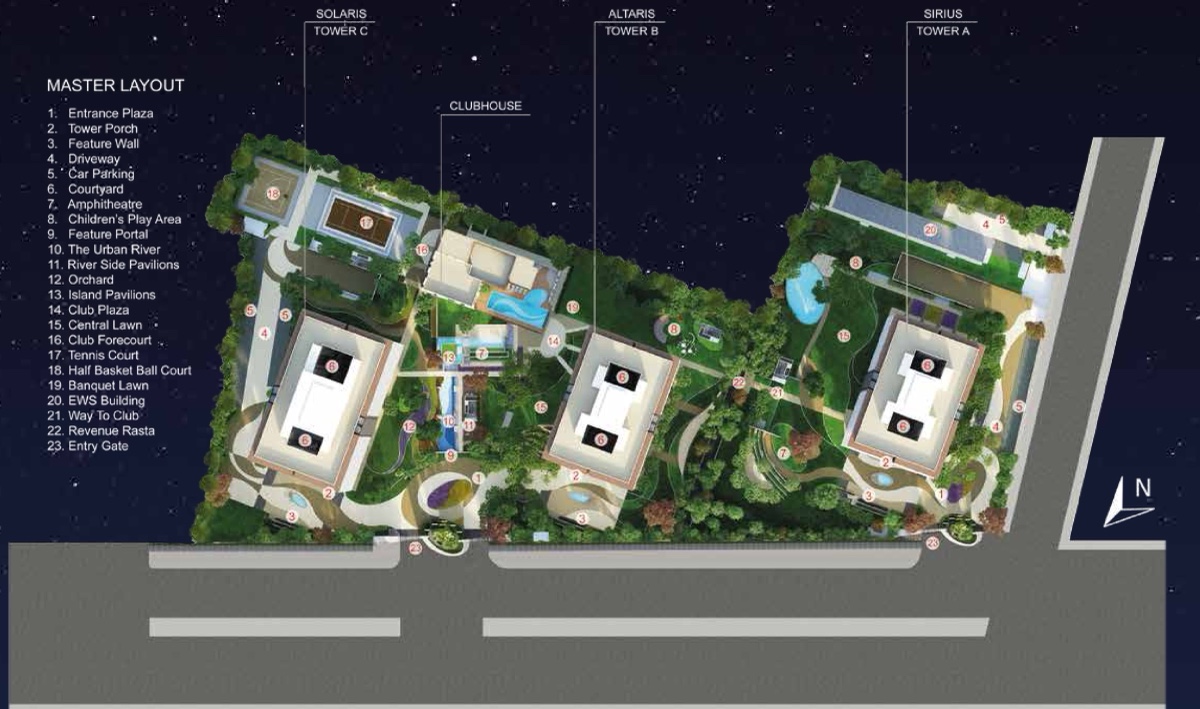 Mahindra Luminare Master plan
