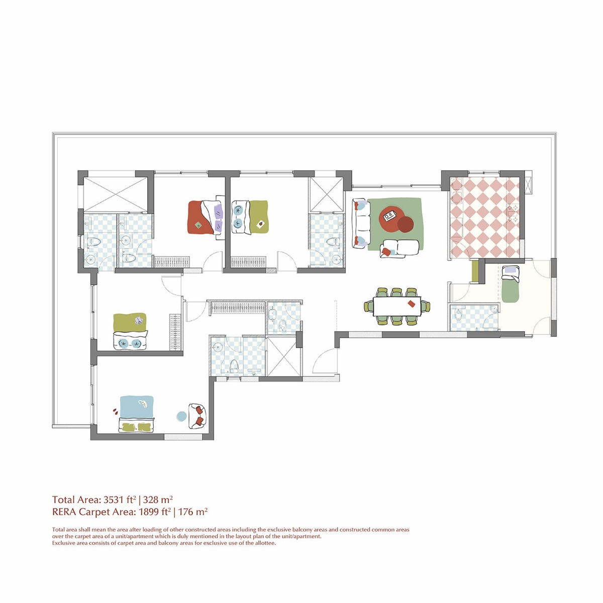 Estate 360 4 Bedroom (carpet 1,899 sq ft)