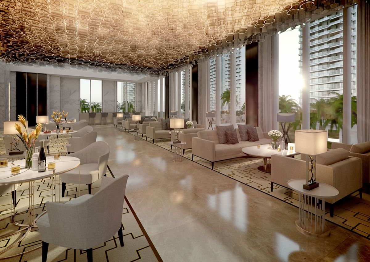 Trump Club lounge render