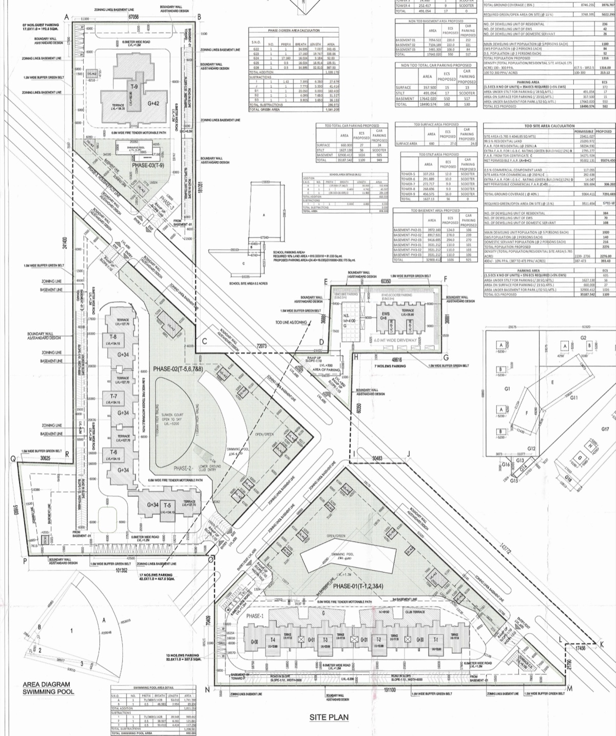 The Aspen Site plan
